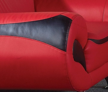 Ankur Leather Sofa Set Close View