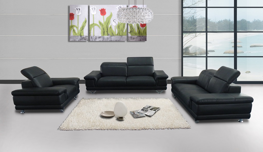KW-LD-498 Leather Sofa Set