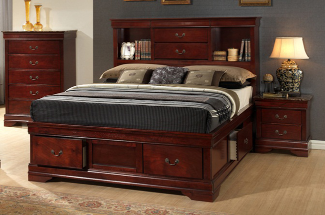 RIG-5935 Wooden Bed