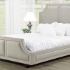 R185 Upholstered Bed Grey