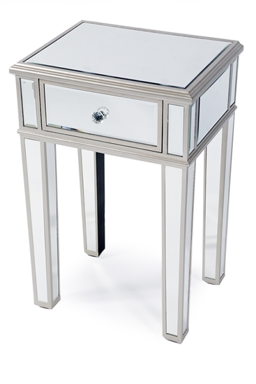 MIRRORED NIGHT TABLE-MDS-40-234