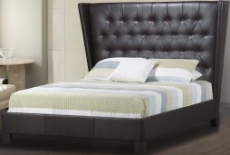 Upholstered Leather Beds