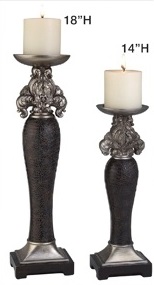 OK4235C Deco CandleHolders