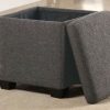 I8975 Storage Ottoman Opend View