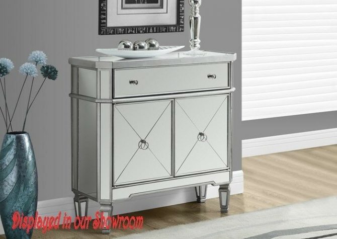 MIRRORED CHEST OR HALL COUNCEL WITH DRAWERS & 2 DOORS​