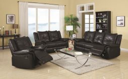 KW-8600 Recliner Leather Sofa Set