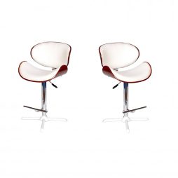 MDS-51-034 Swan Leather Bar Stool