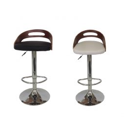 MDS-51-052 Bucket Leather Bar Stool