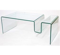 MDS-52-575 Double Shadow Glass Coffee Table