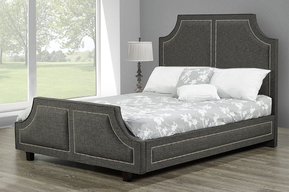 R185 Upholstered Bed