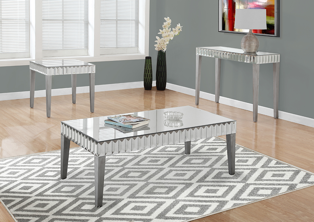 I-3720 Mirrored Coffee Table
