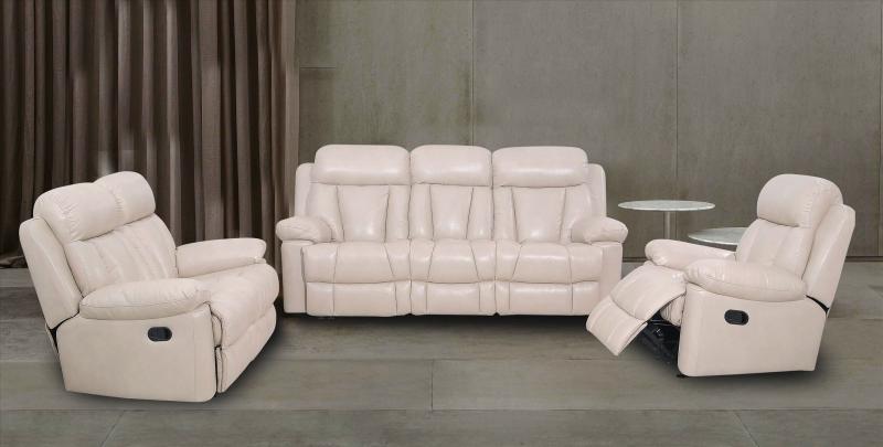 MEG-2765 Recliner Leather Sofa Set