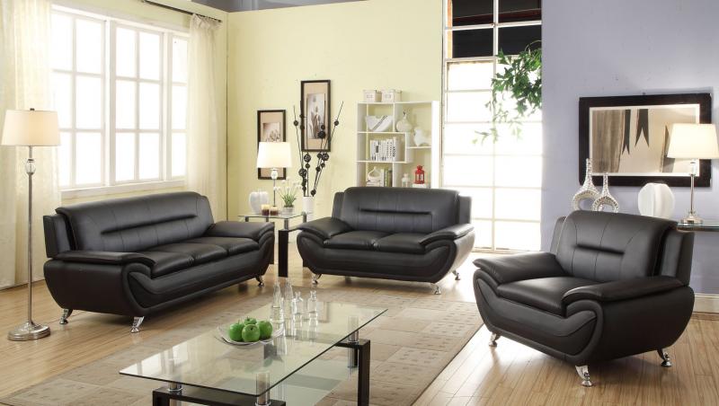 MEG-3350 Leather Sofa Set