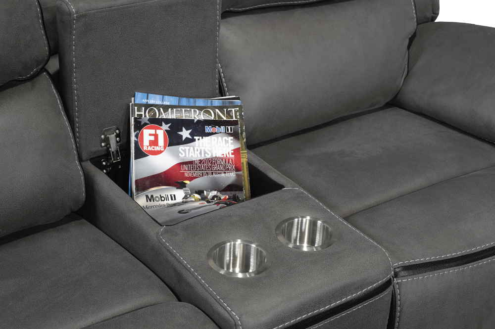 SECTIONAL RECLINER-T-1185-TRAY