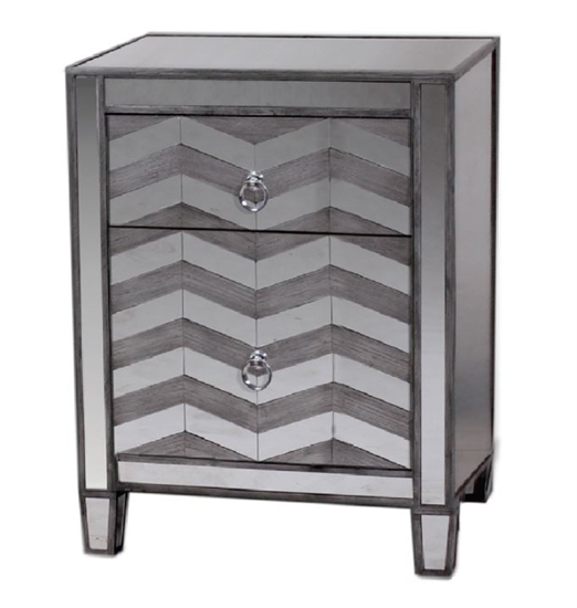 MIRRORED NIGHT TABLE-MDS-40-161