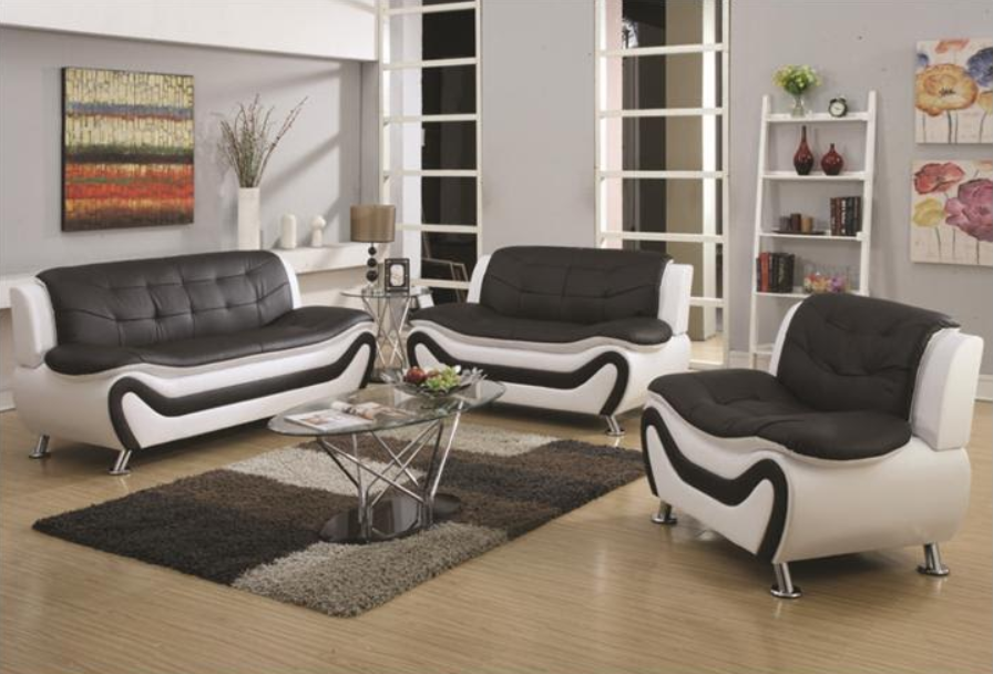 Auckland Leather Sofa Set Furtado Furniture
