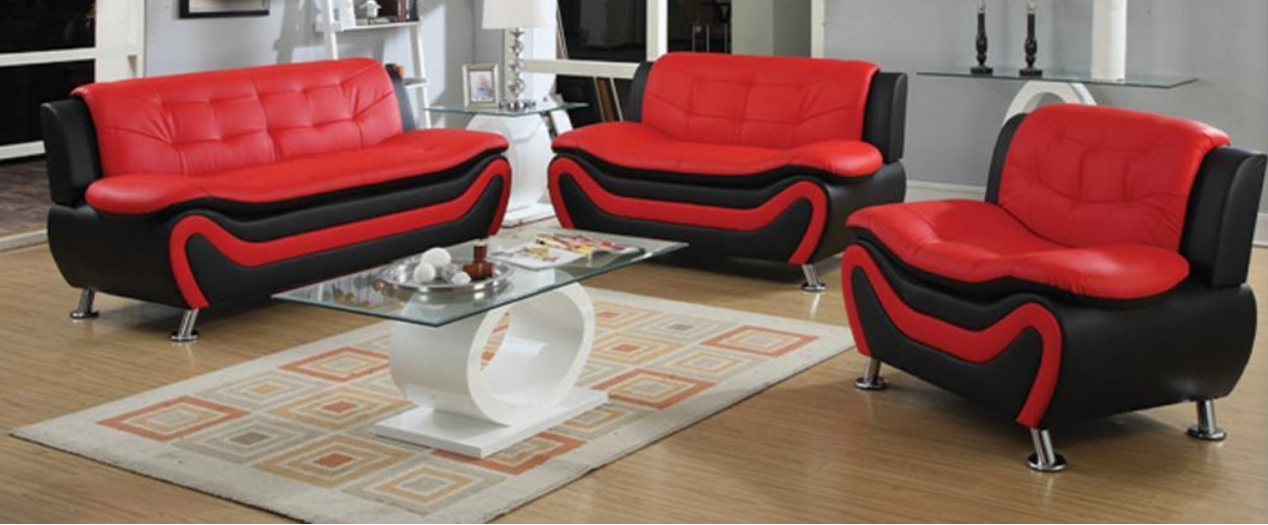 Auckland Leather Sofa Set Furtado Furniture