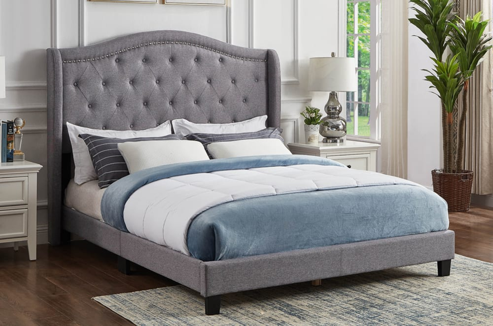 T-2173G Upholstered Bed - Furtado Furniture
